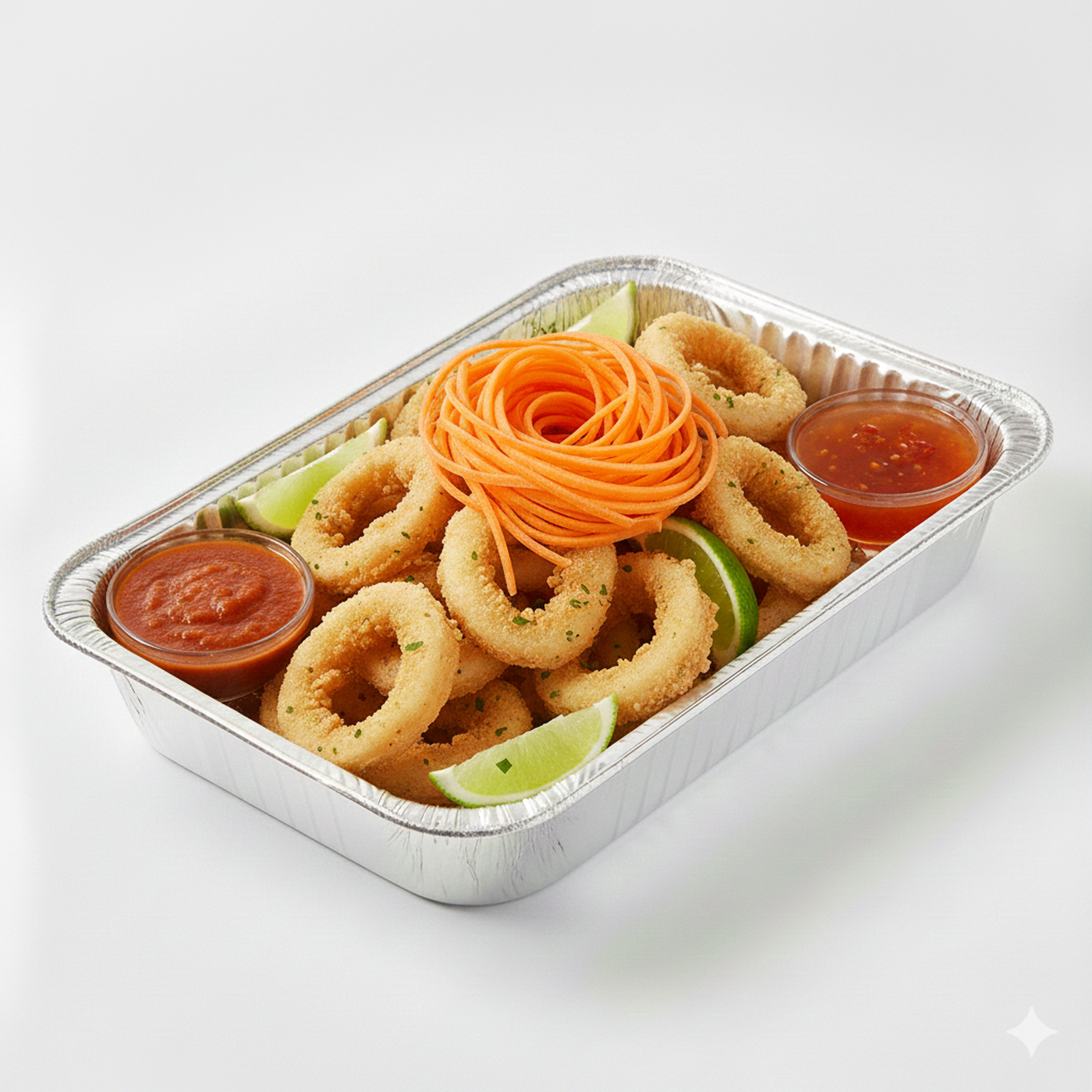 Fried Calamari - Calamares Fritos.