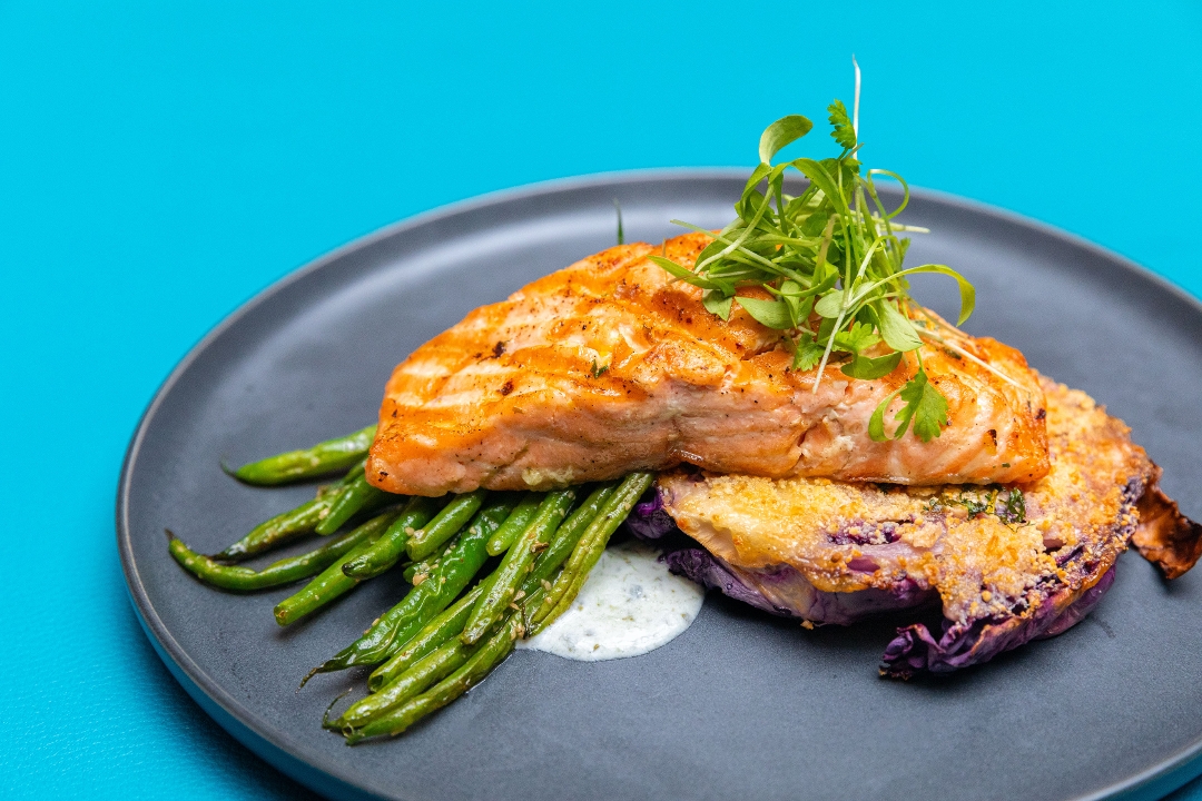Grilled Salmon Filet.