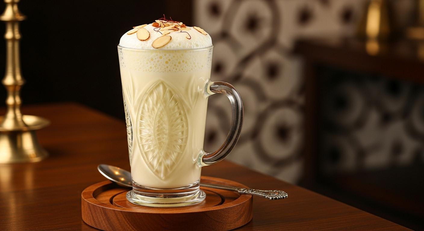 Badam lassi.