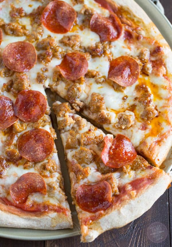 Italian Sausage Pizza.