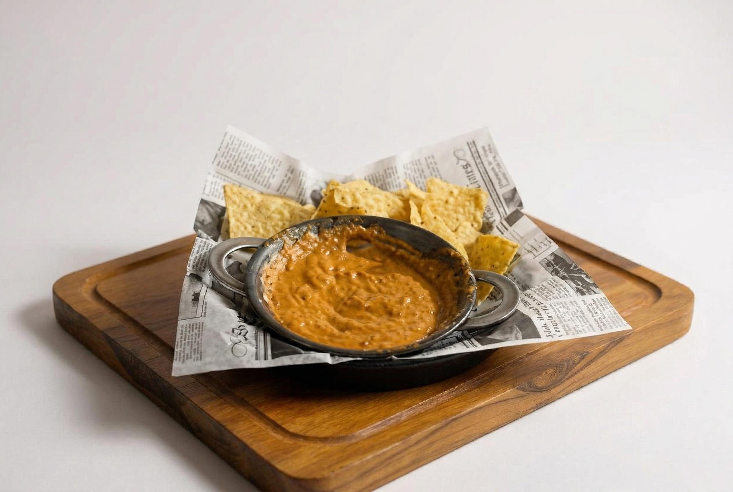 Cheesy Bean Dip.