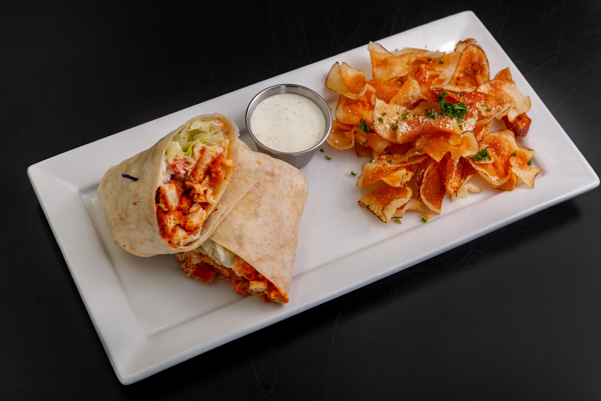 Buffalo Chicken Wrap.
