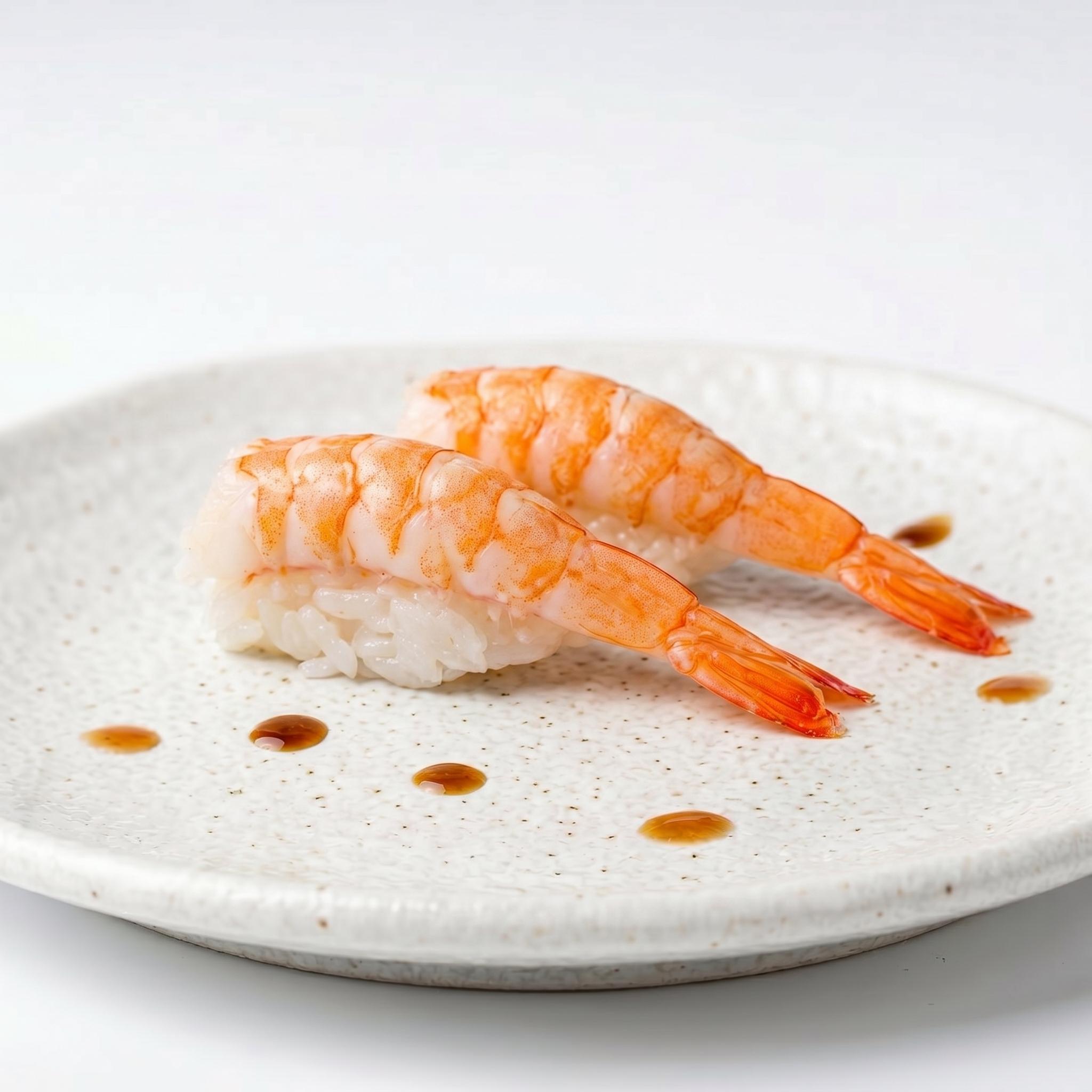 NIGIRI SHRIMP.