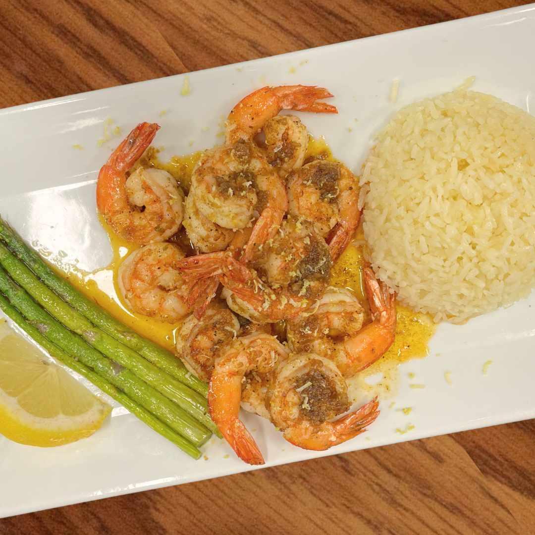 Cajun Garlic Shrimp.