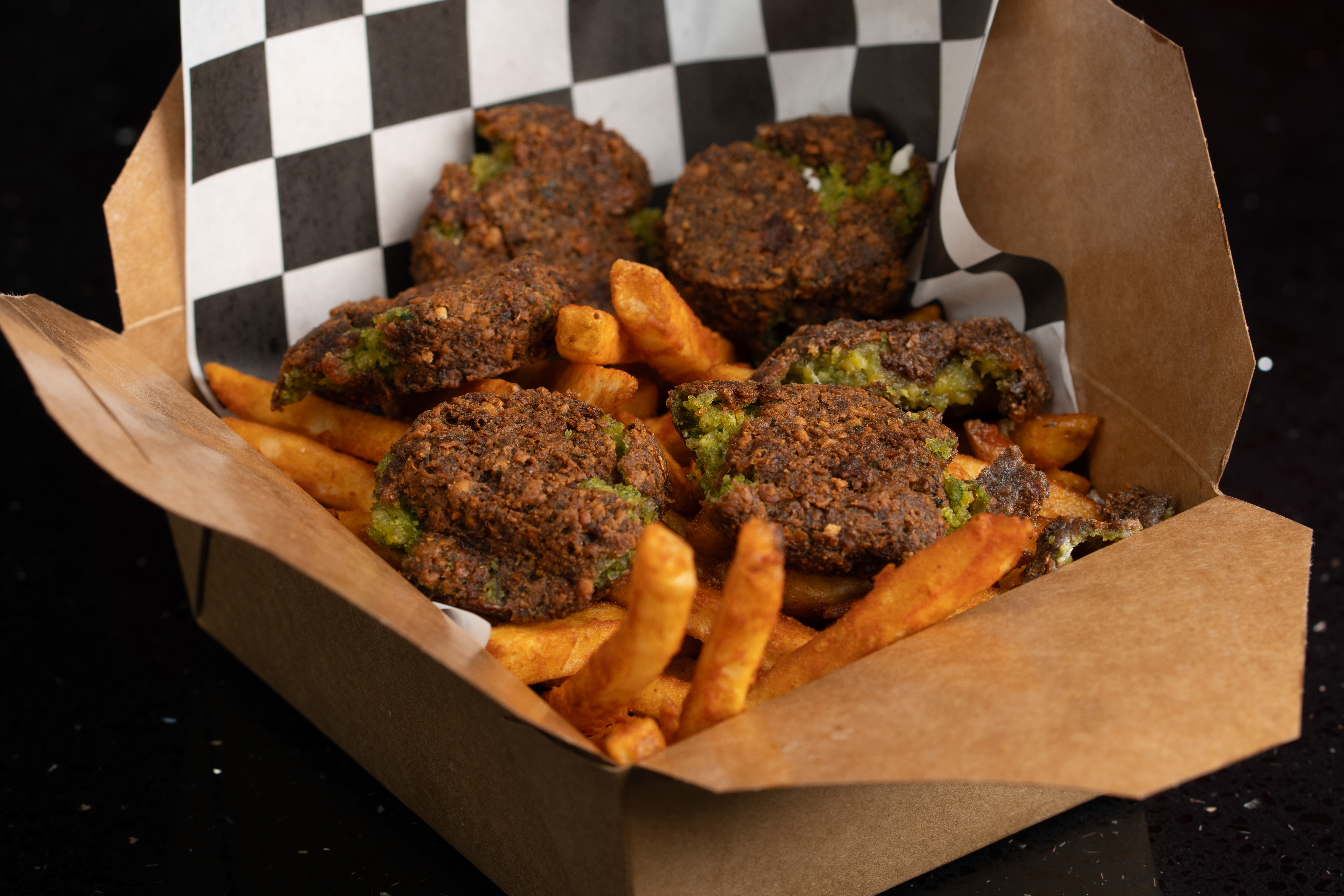 Falafel Loaded Fry.