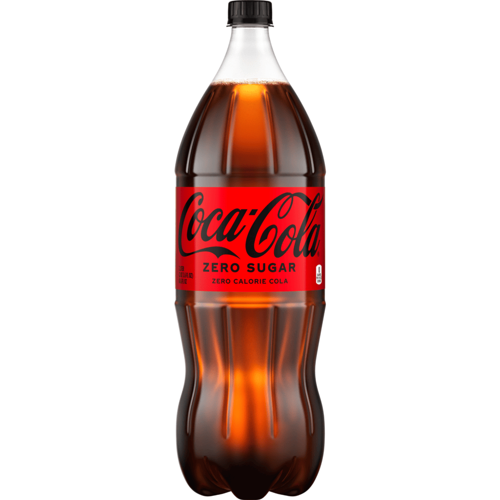 Coca-Cola Zero Sugar, 2 Liters.