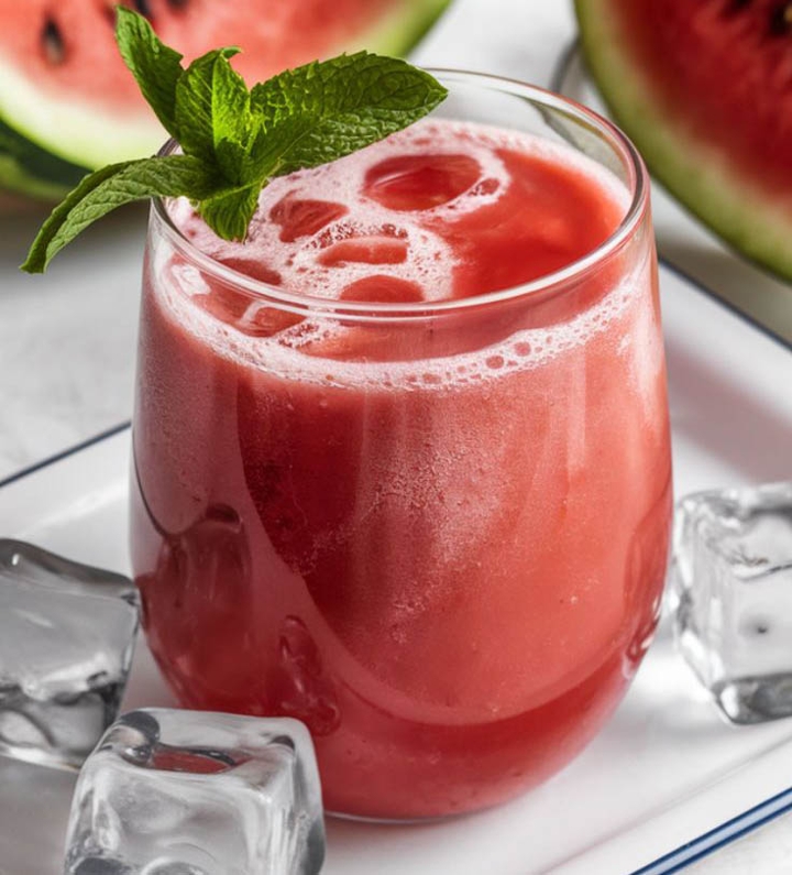 Pressed Watermelon Juice.
