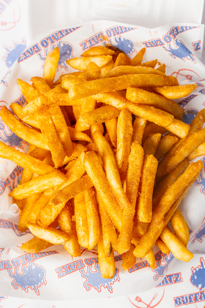 Large Seasoned Straight Fries.