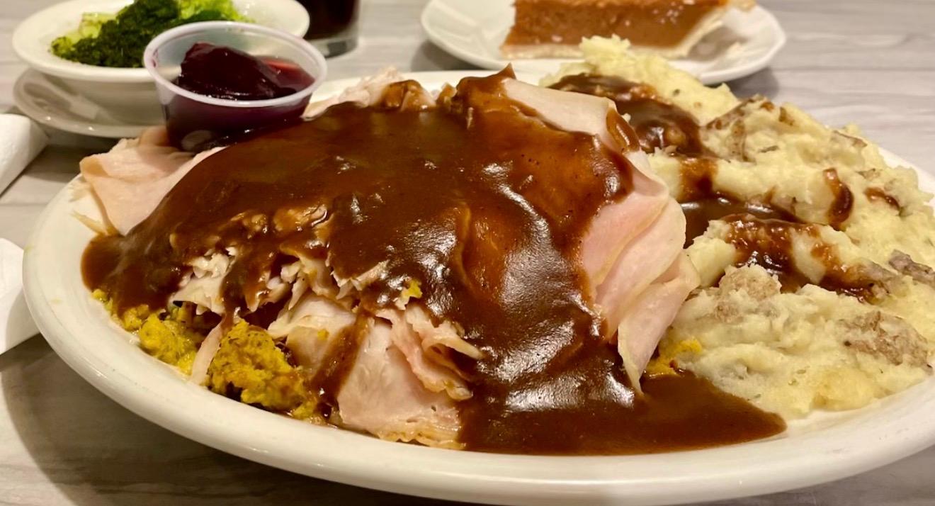 Roast Turkey Dinner.