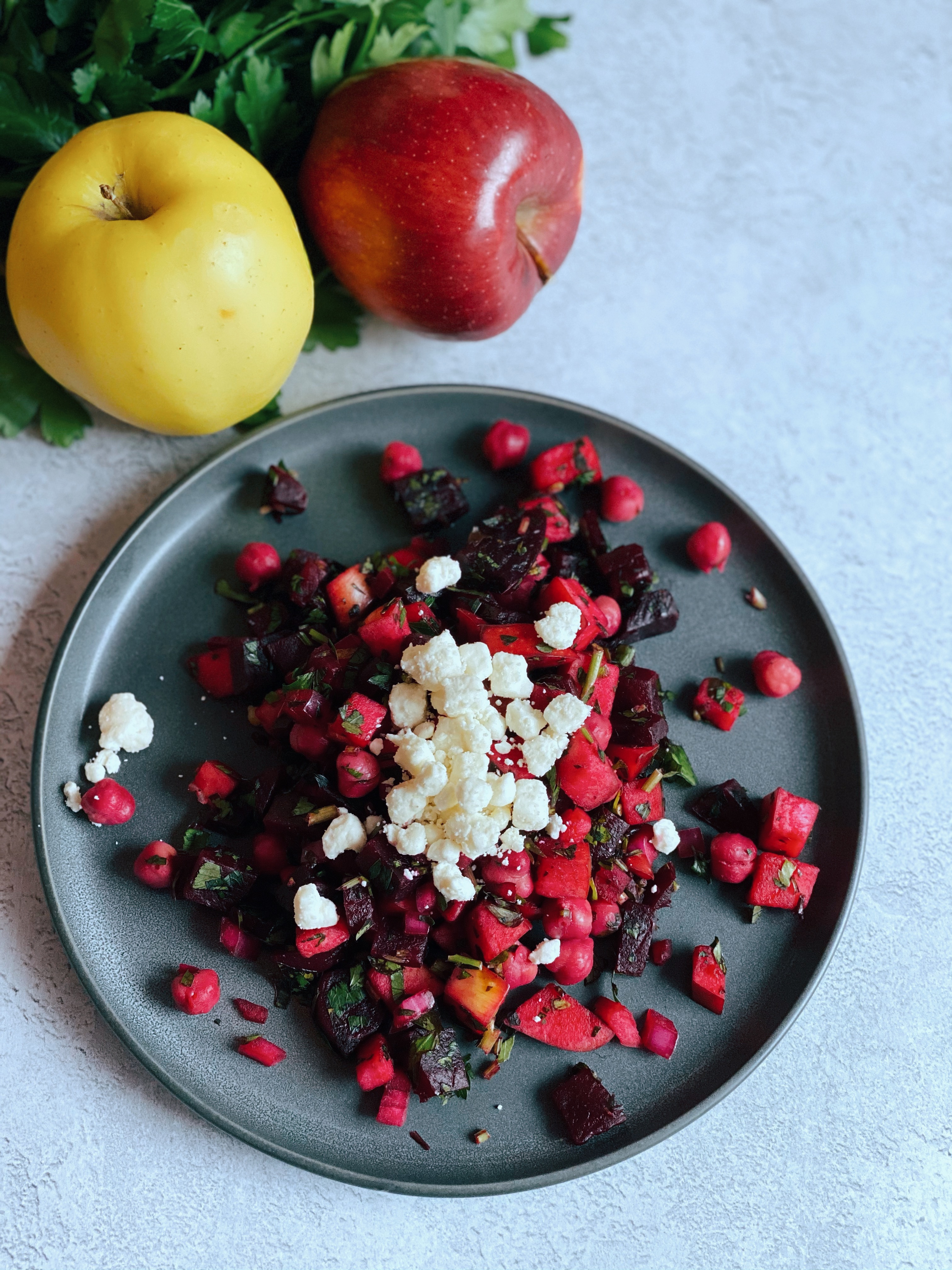 Beets Apple Salad.