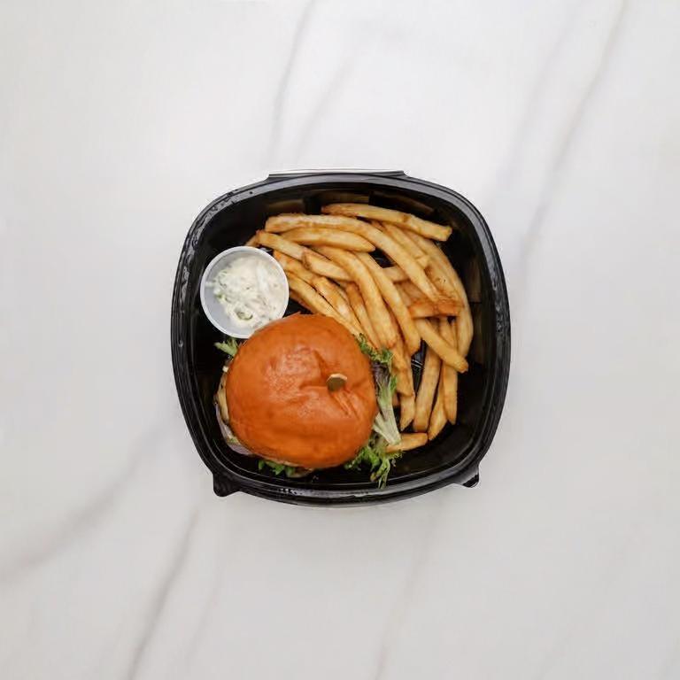 Veggie Mushroom Burger.