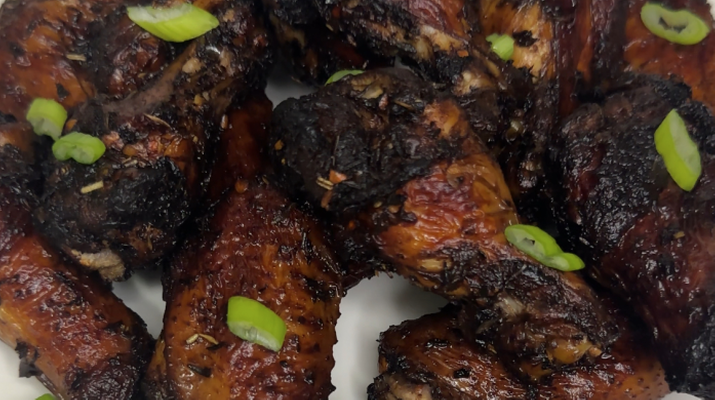 Jerk Wings Dinner.