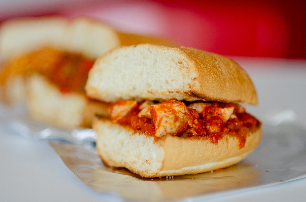 Italian Chicken Parmesan Sammie.