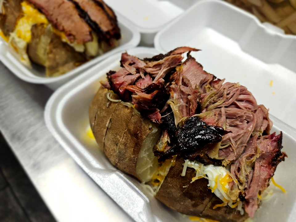 BBQ LOADED POTATO (SUNDAY ONLY).