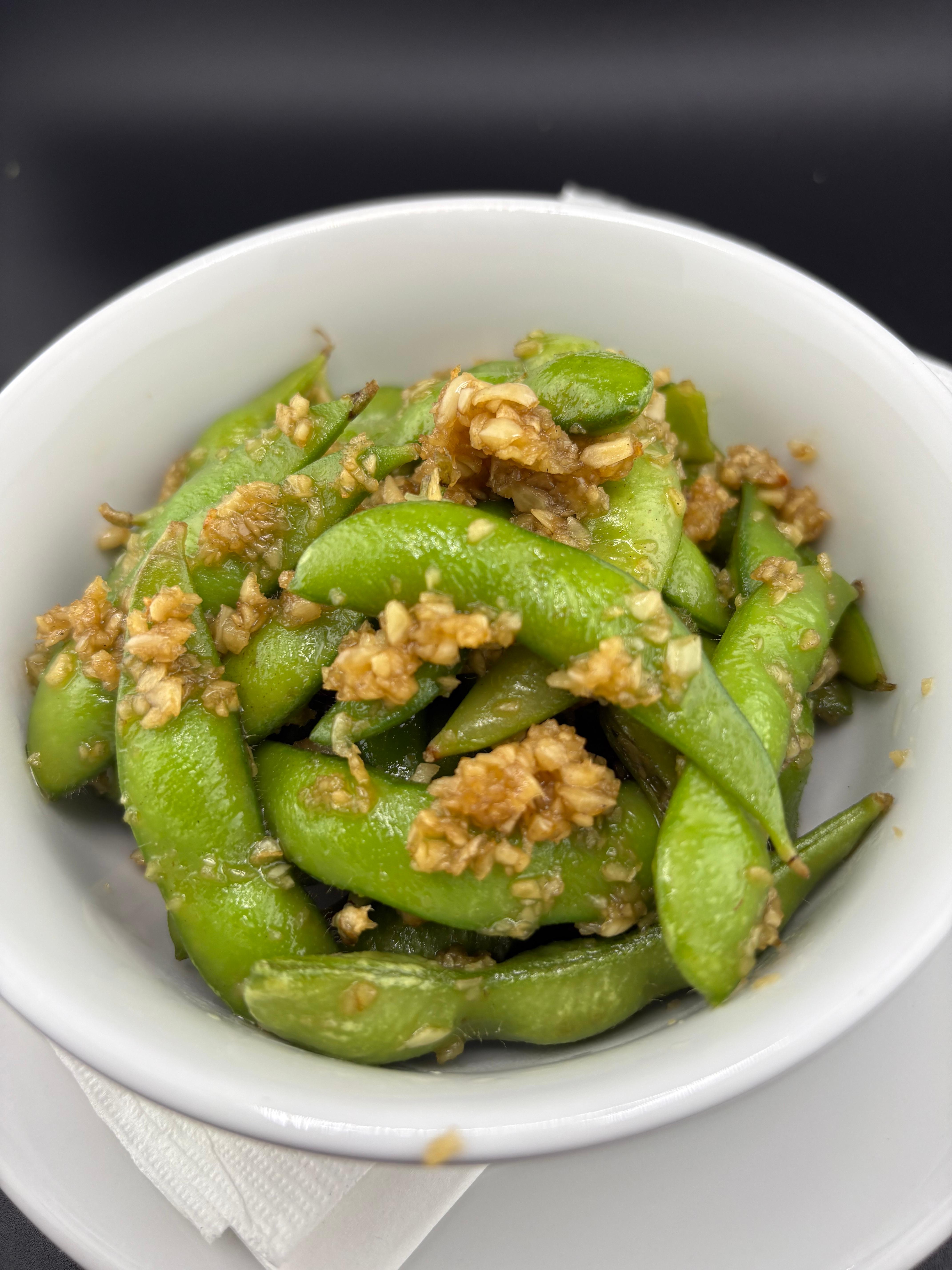 Garlic Edamame.