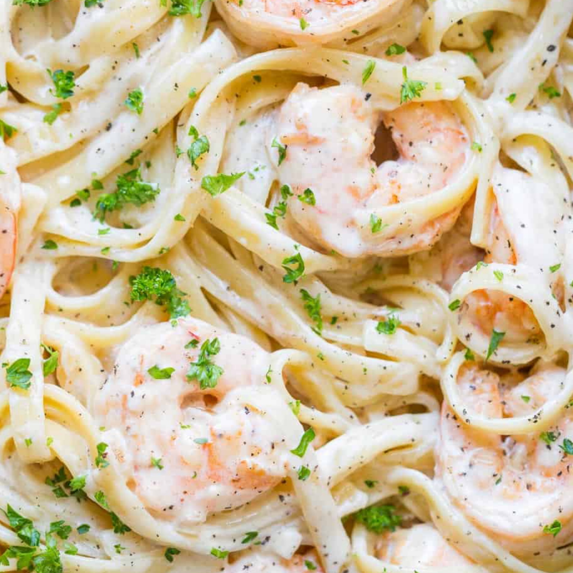 Cajun Shrimp Alfredo.
