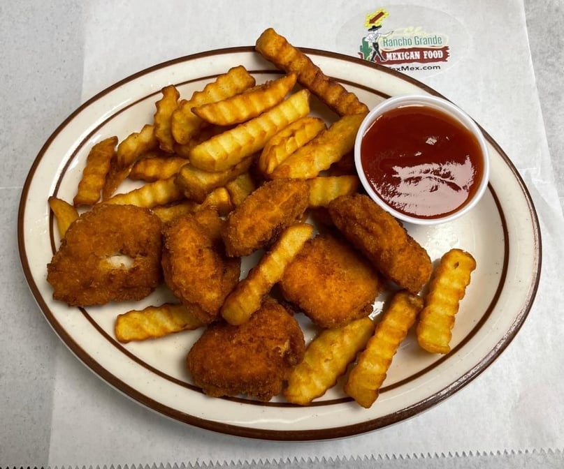 Kid's Chicken Nuggets & Fries.