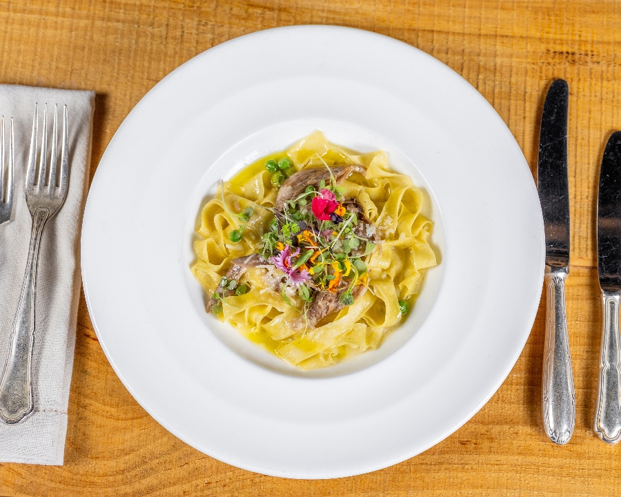 Duck Confit Pappardelle.