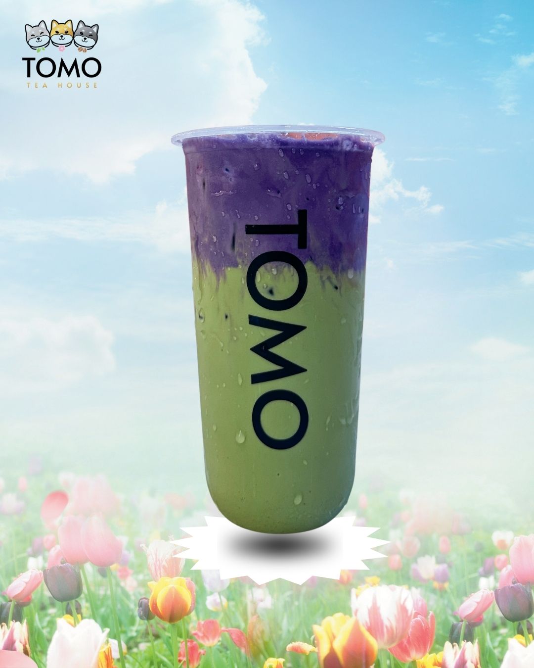Ube Matcha Latte.