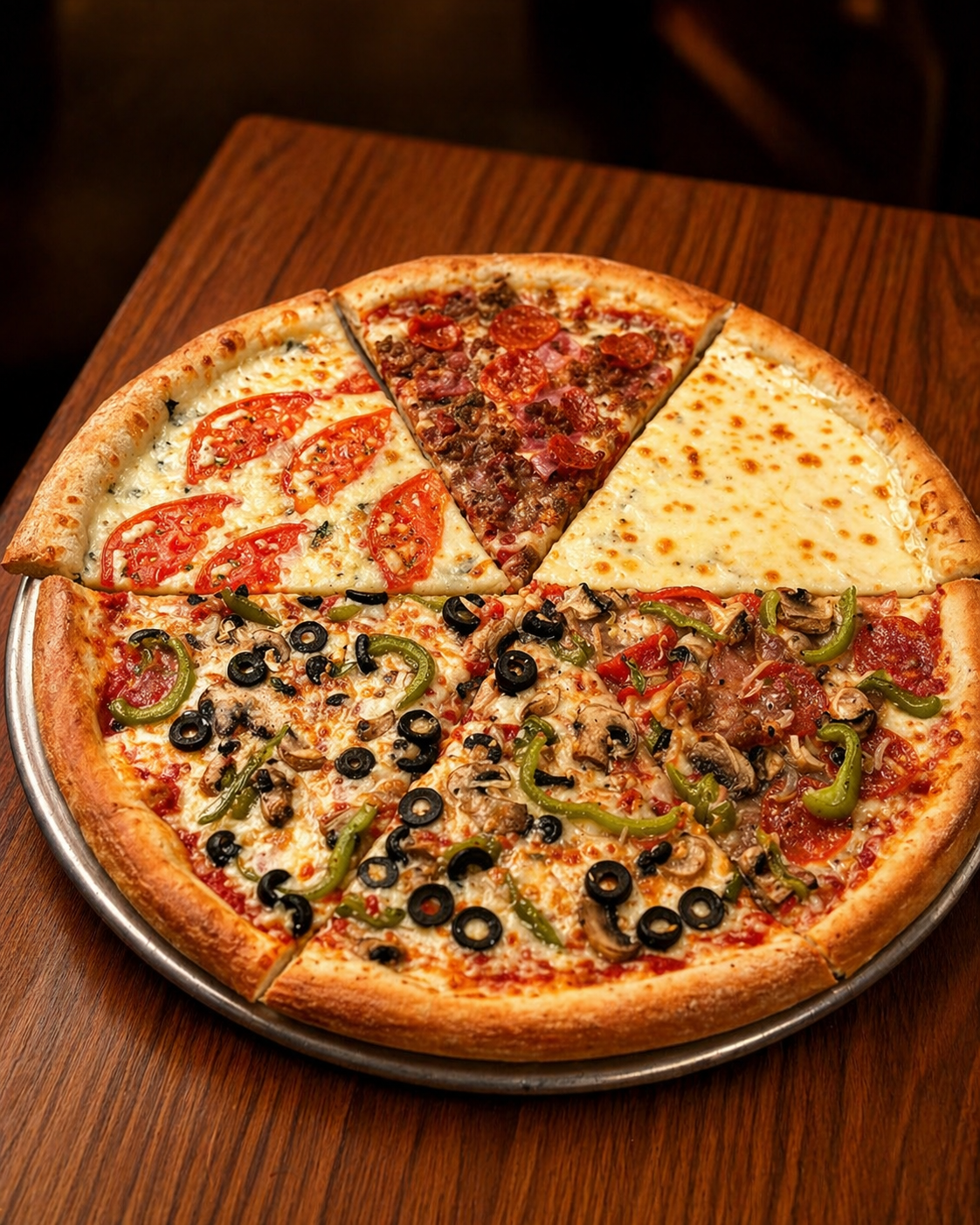 W/ Pizza.