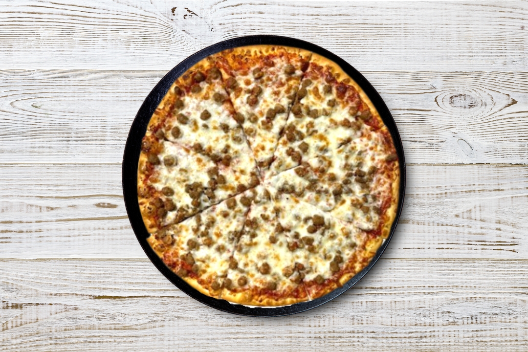 Small Beef Pizza.