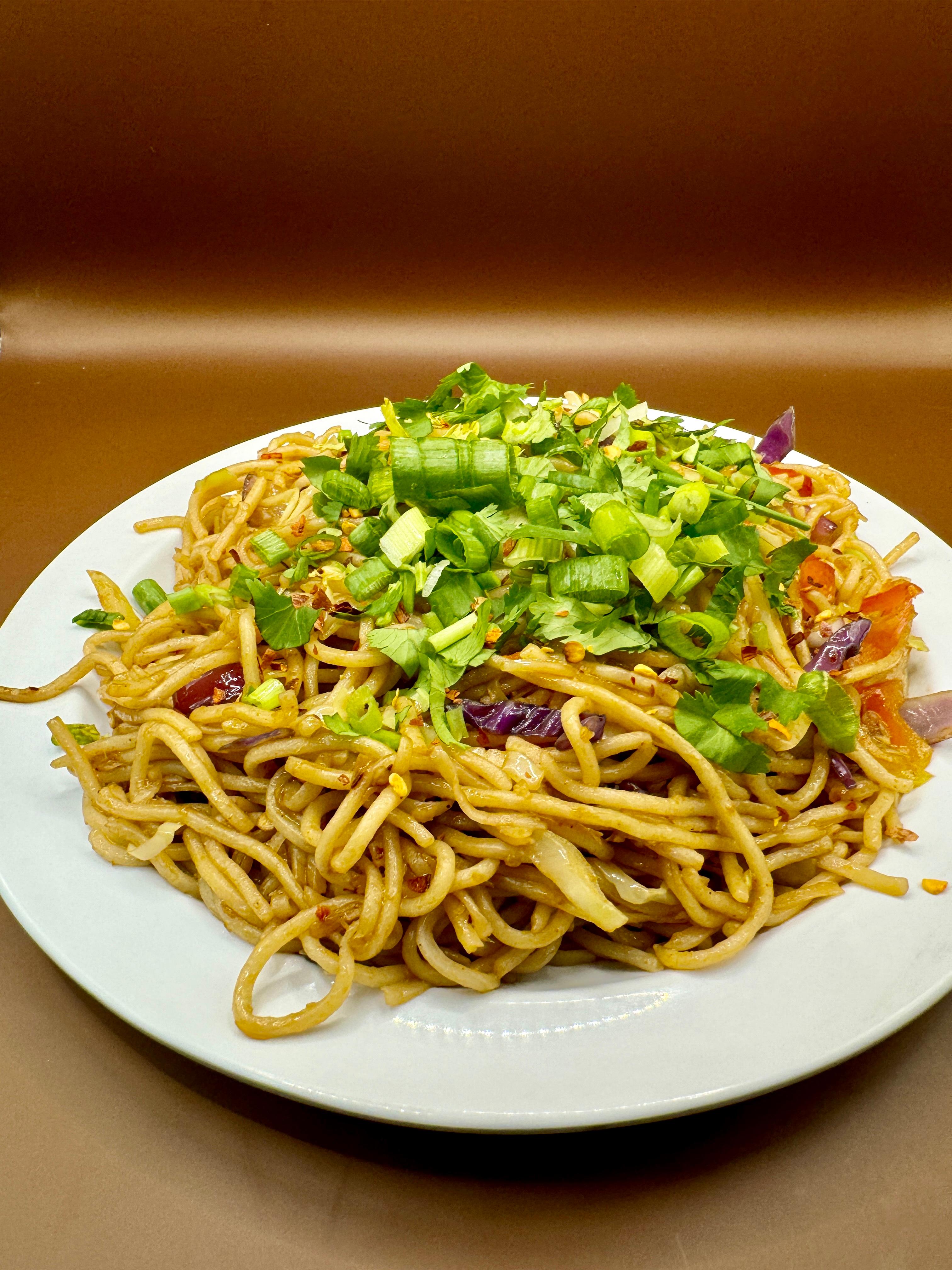 Veg Chili Garlic Noodles.