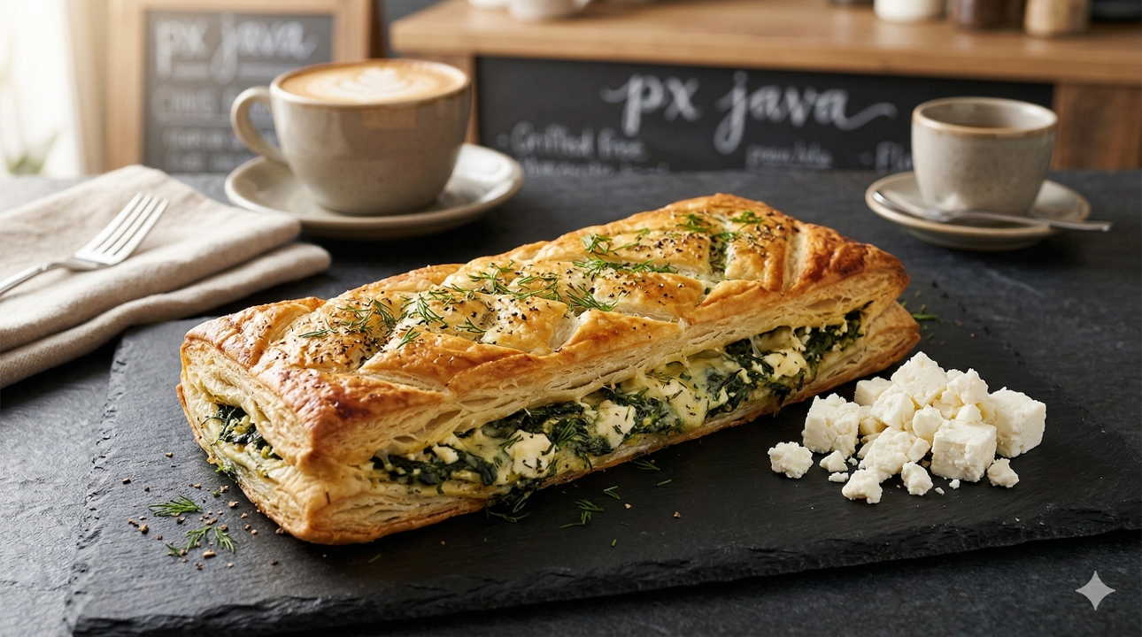Spinach & Feta Croissant.