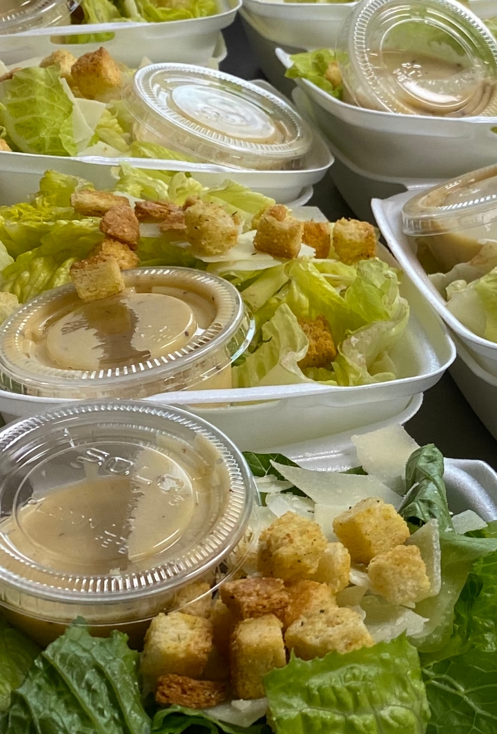 Full Tray Caesar Salad.