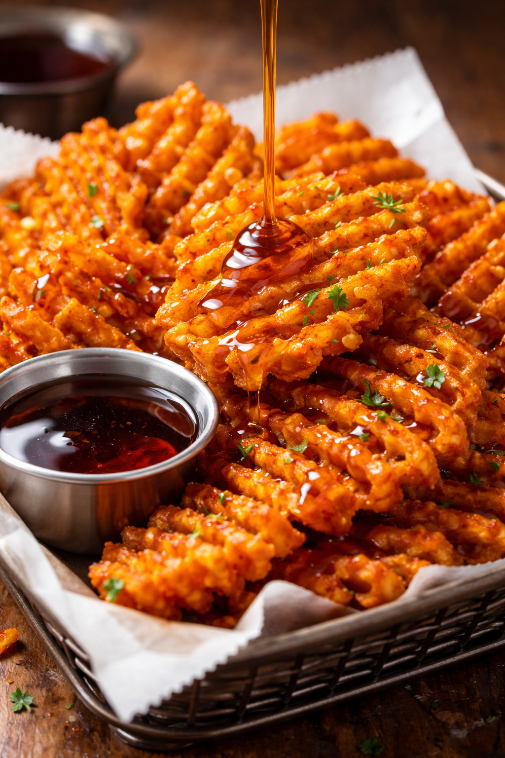Sweet Potato Waffle Fries.