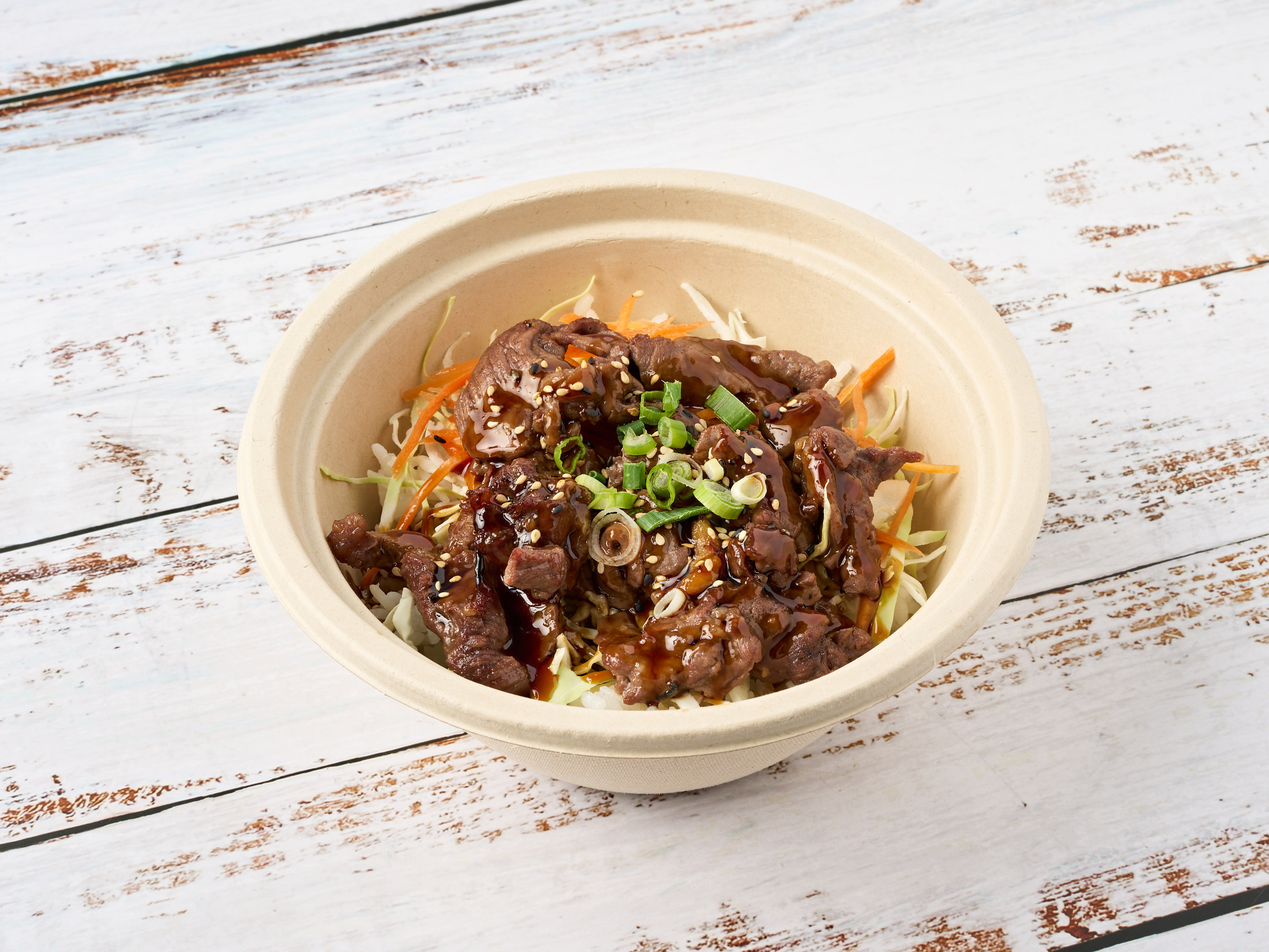 Teriyaki Beef Bowl.