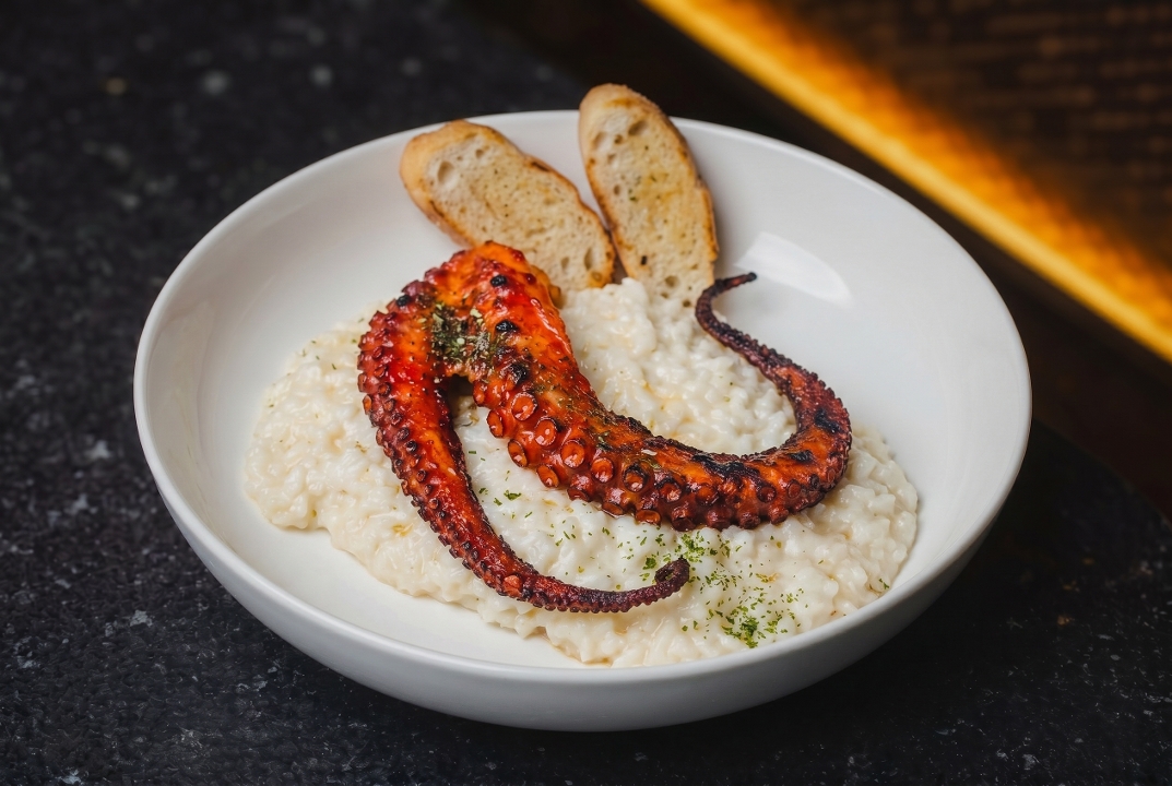Octopus Risotto.