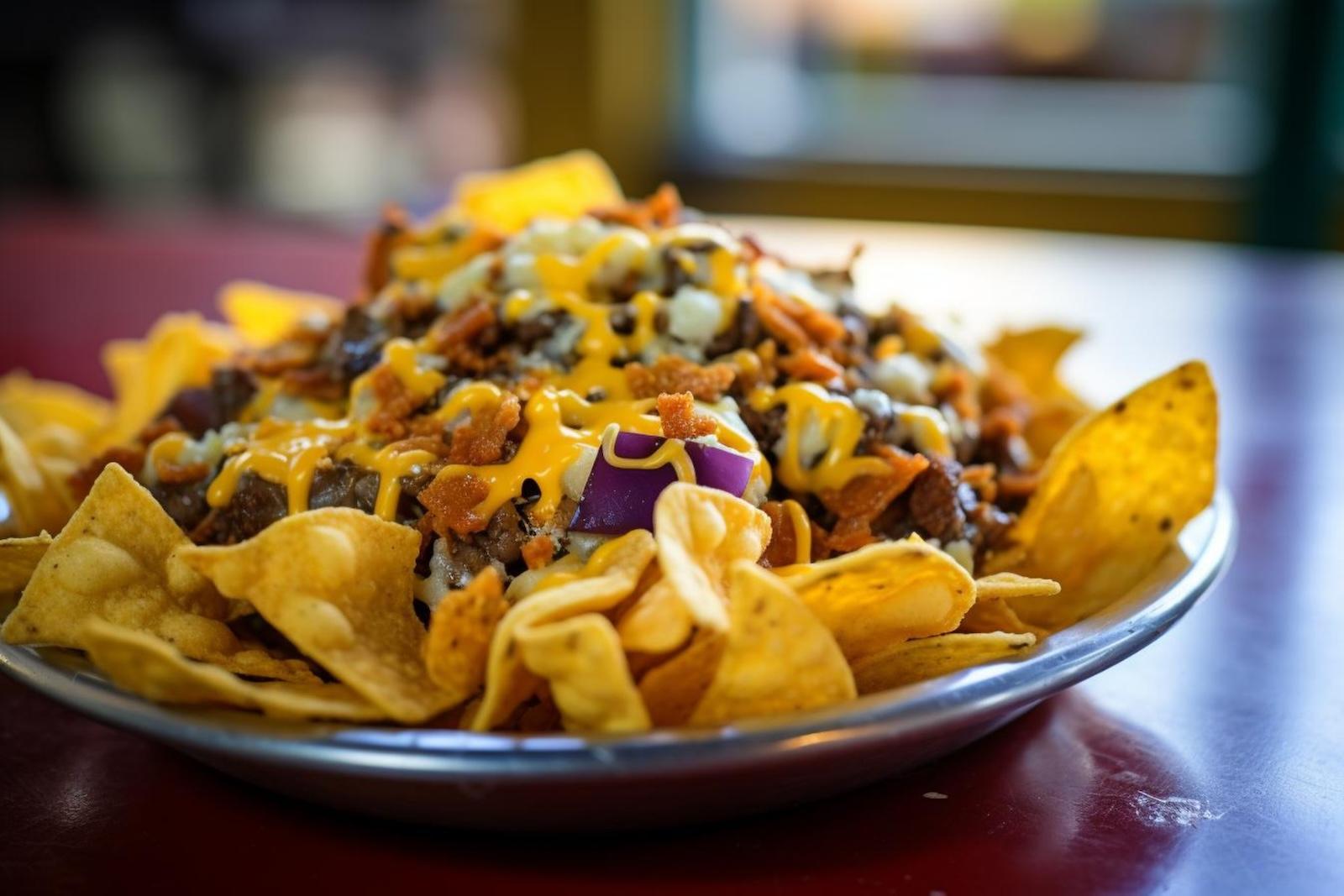 Shredded Beef Nachos.