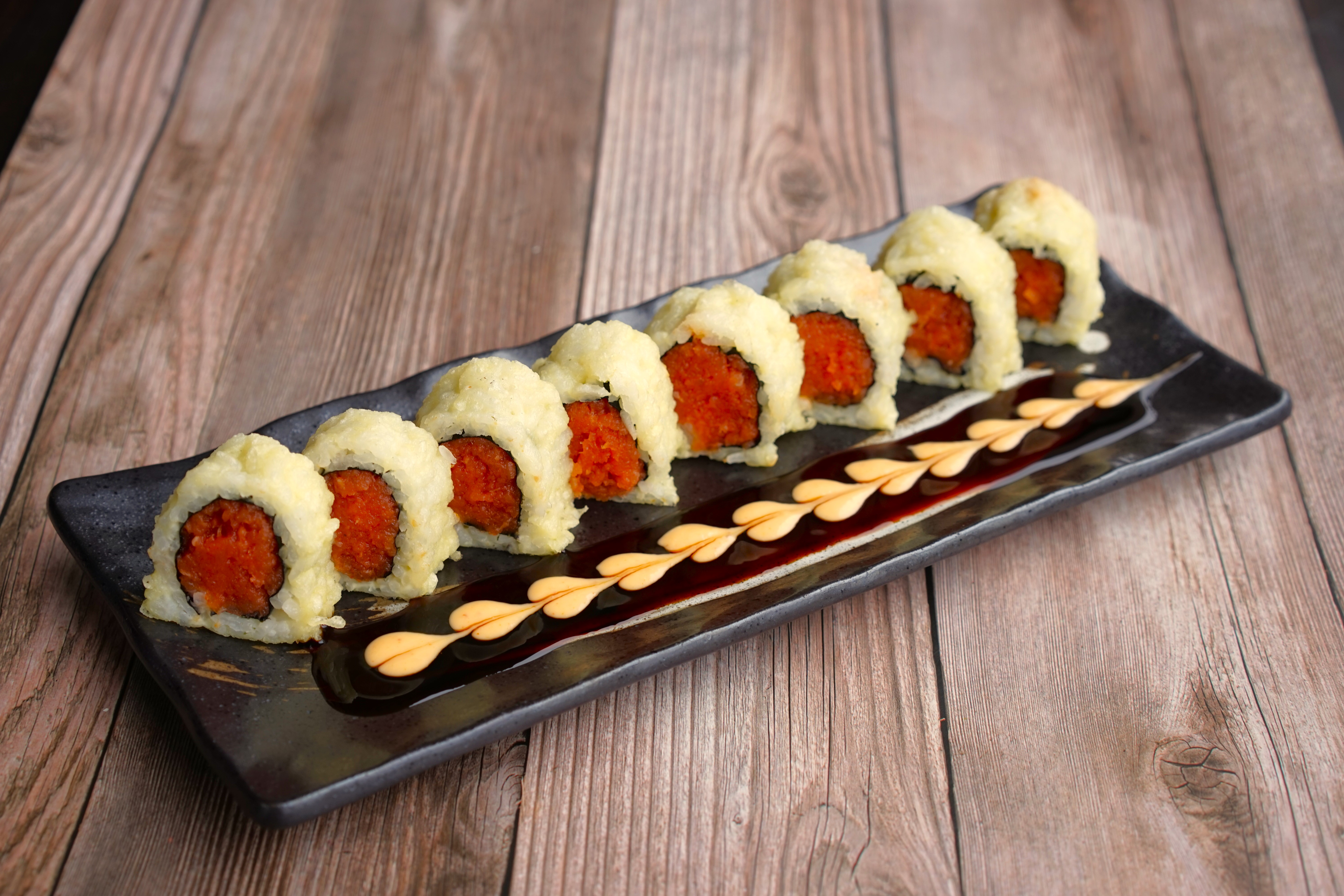 Tempura Spicy Tuna Roll.