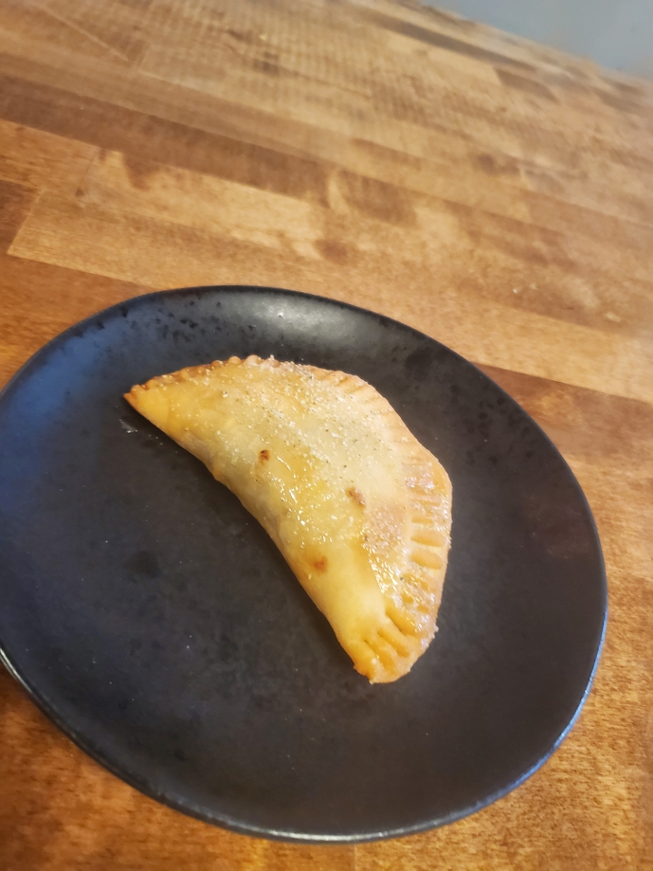 Blueberry Attack Fried Pie.