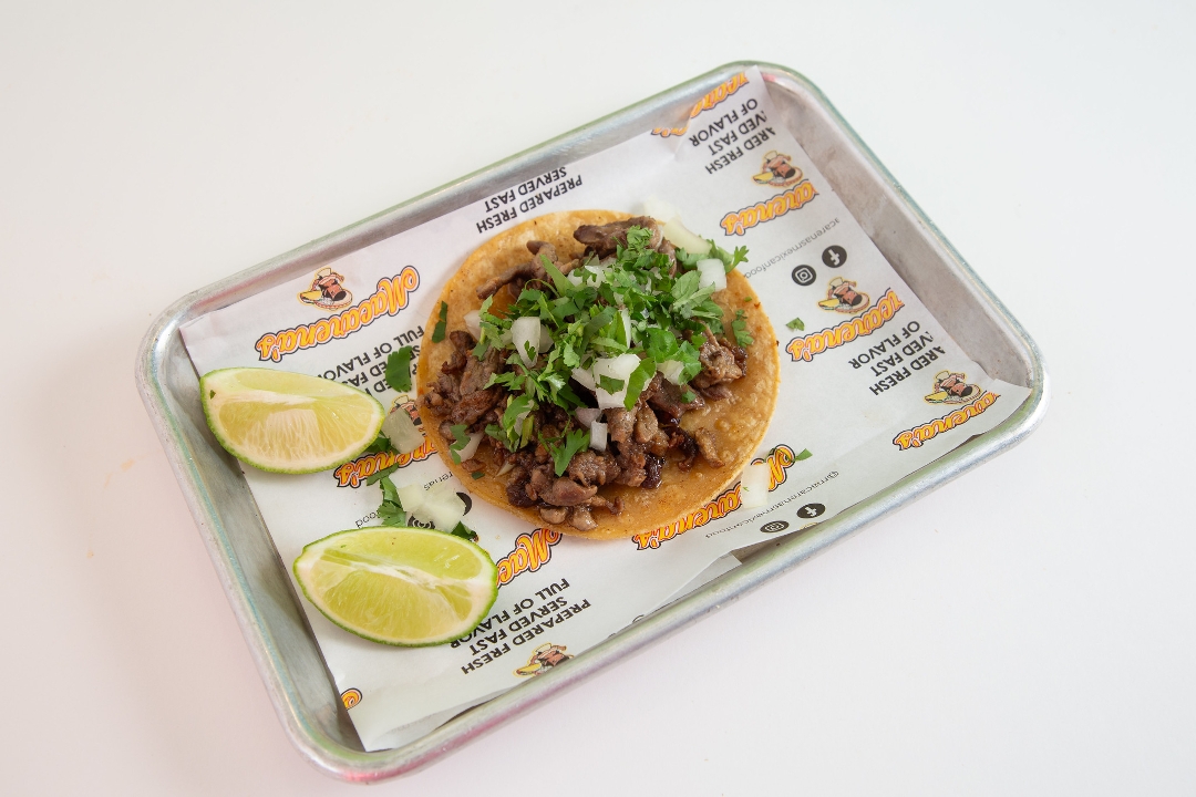 Carne Asada (steak) Street Taco.