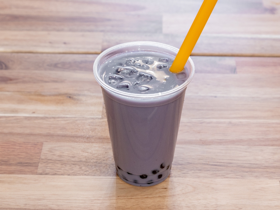 E-2 Taro Bubble Milk Tea (香芋珍珠奶茶).