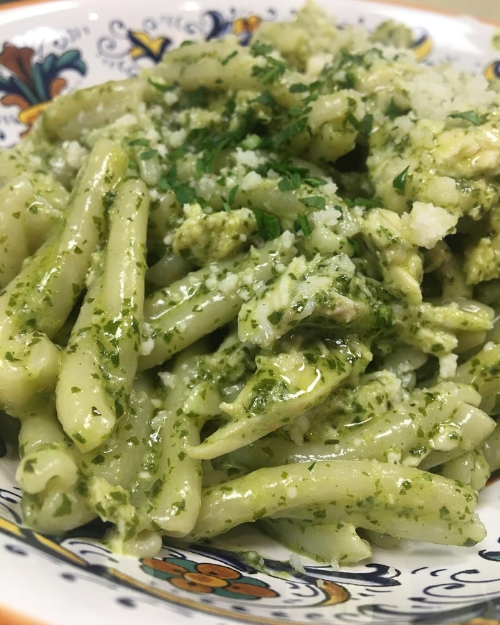 Pesto Chicken.