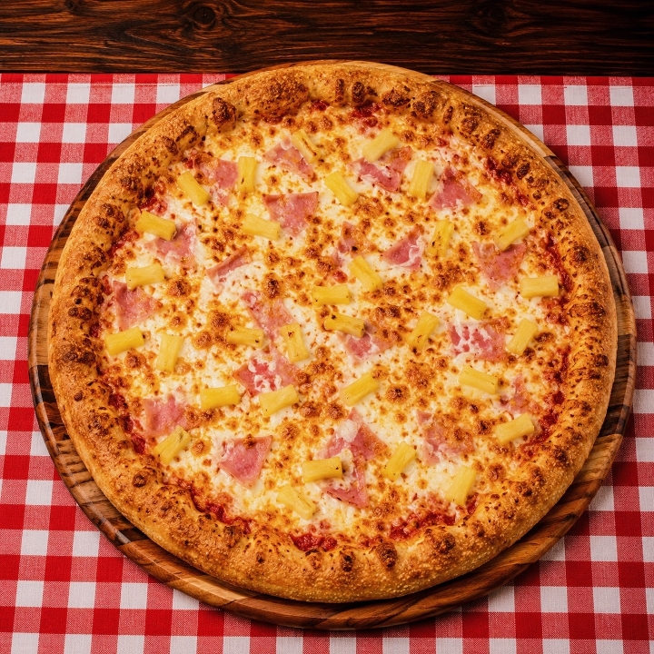 Small Hawaiian Pizza 10 (Greek Style).