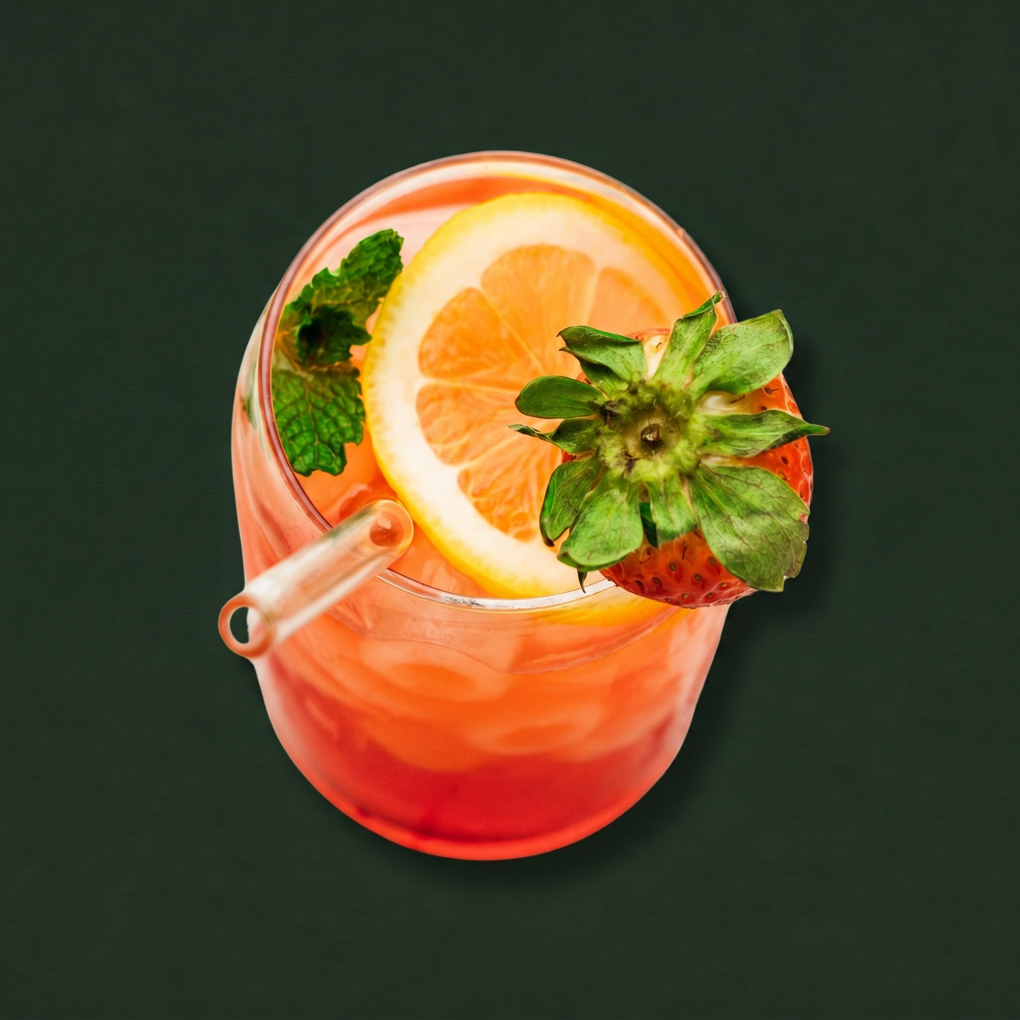 Strawberry Rose Lemonade.