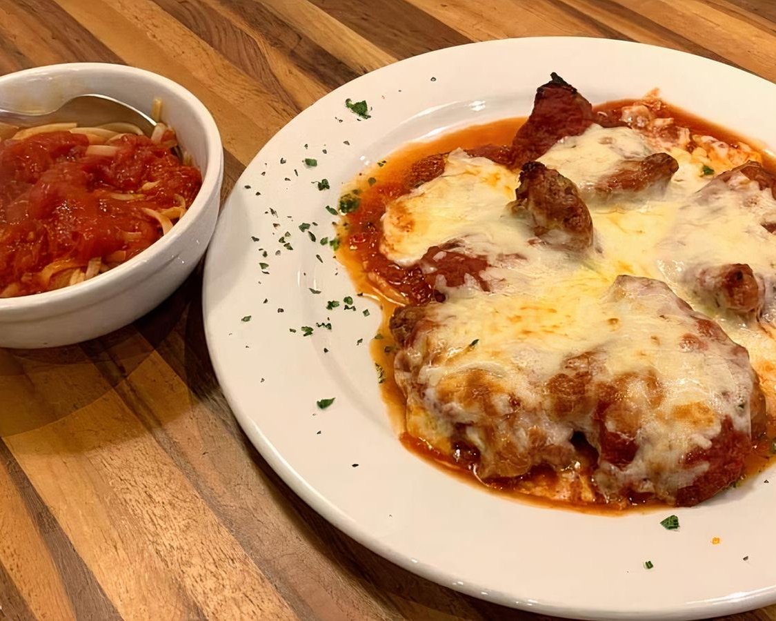 Chicken Cutlet Parmigiana.