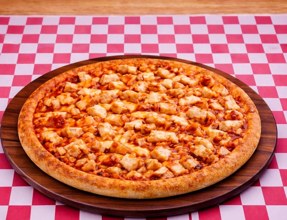 Large Buffalo Grilled Chicken Pizza 14(Greek style).