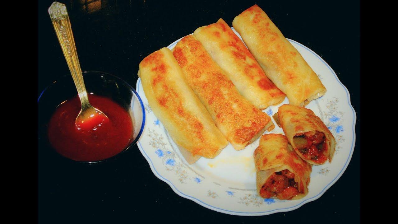 CHILLI CHICKEN ROLL.