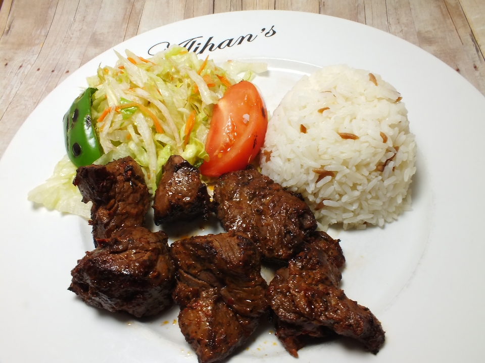 Beef Shish Kebab.