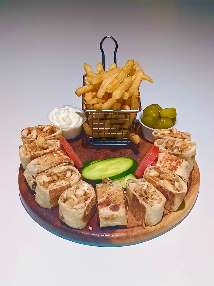 Double Chicken Shawarma Bites.
