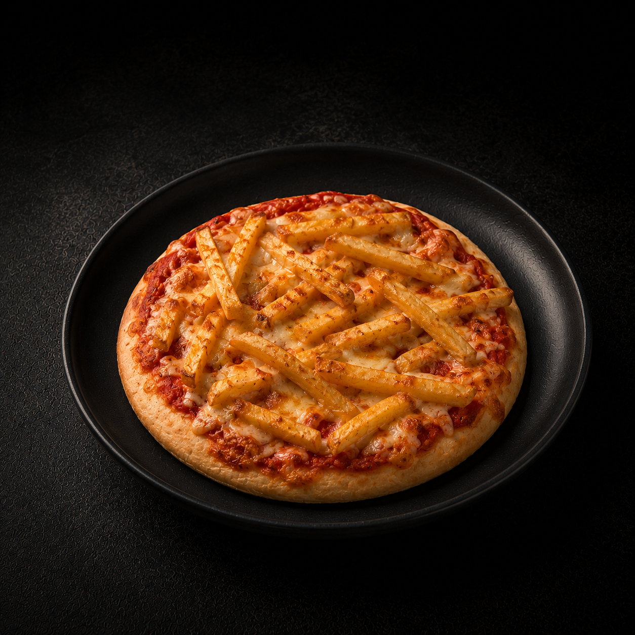Kids French Fry Pizza.
