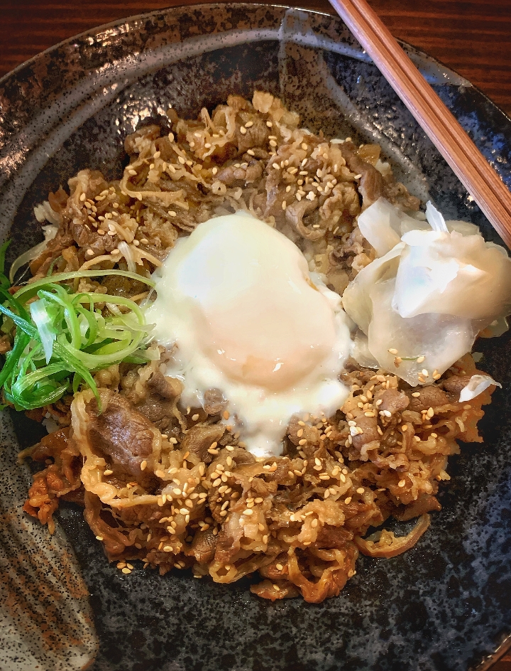 *Gyudon.