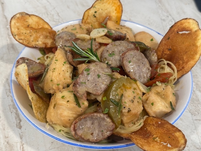 Chicken Scarpariello.
