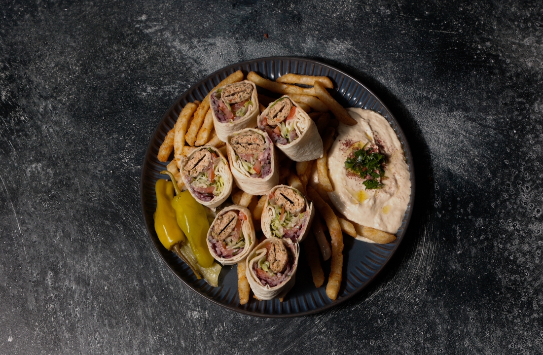 Chicken Kuftah Meal.