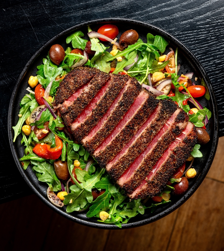 Seared Sliced Ahi Tuna.