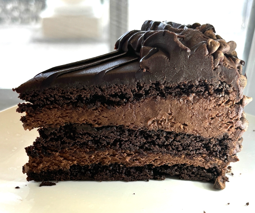 Chocolate Mousse Cake.